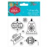 (PMA907952)4 x 4 Clear Stamp - Folk Christmas - Yum
