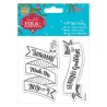 (PMA907953)4 x 4 Clear Stamp - Folk Christmas - Snowman
