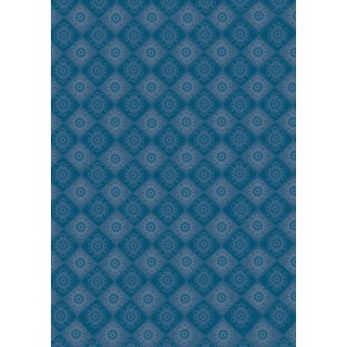 Pergamano DP VC Ornamente Blaue Rosetten 1B (61835)