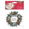 (PMA907956)4 x 4 Clear Stamp - Pocket Full of Posies - Wreath