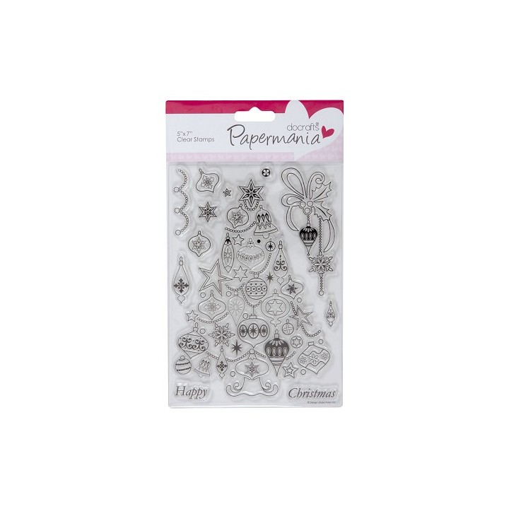 (PMA907923)5 X 7 CLEAR STAMPS - CHRISTMAS TREE