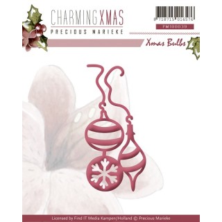 (PM10039)Precious Marieke - Charming Xmas - Bulbs
