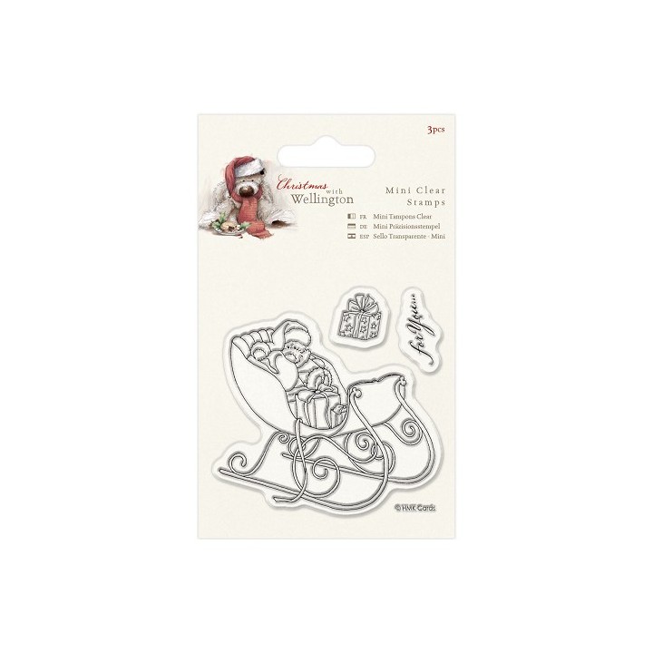 (WEL907901)75 x 75mm Mini Clear Stamp (3pcs) - Wellington Christ