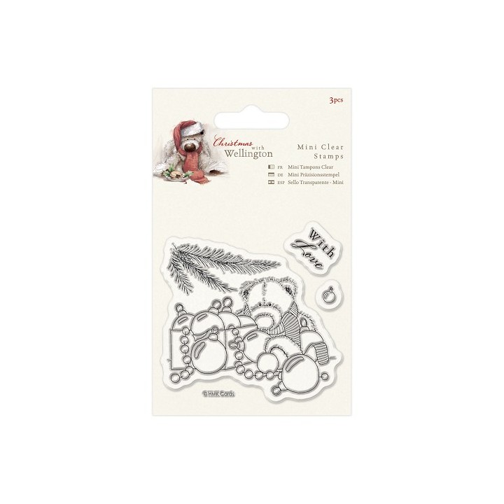 (WEL907905)75 x 75mm Mini Clear Stamp (3pcs) - Wellington Christ