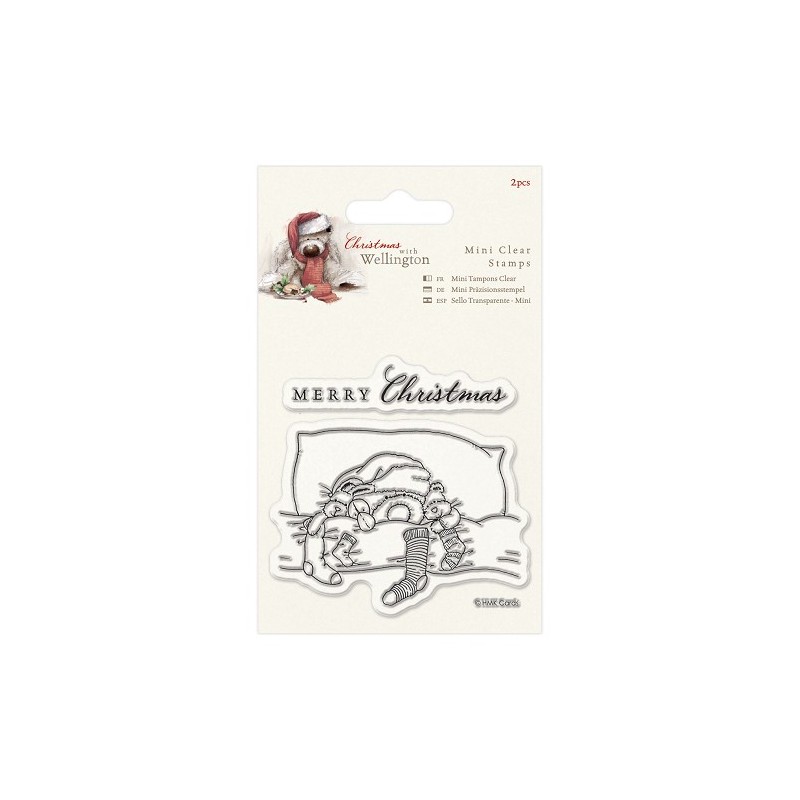 (WEL907906)75 x 75mm Mini Clear Stamp (2pcs) - Wellington Christ