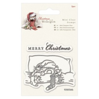 (WEL907906)75 x 75mm Mini Clear Stamp (2pcs) - Wellington Christ
