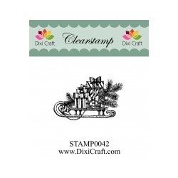 (STAMP0042)Dixi Clear Stamp christmas sleigh