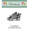 (STAMP0042)Dixi Clear Stamp christmas sleigh