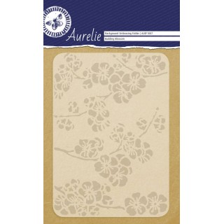 (AUEF1007)Aurelie Budding Blossom Background Embossing Folder