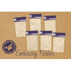 (AUEF1007)Aurelie Budding Blossom Background Embossing Folder