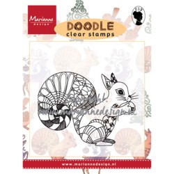 (EWS2214)Clear stamp Doodle Squirrel