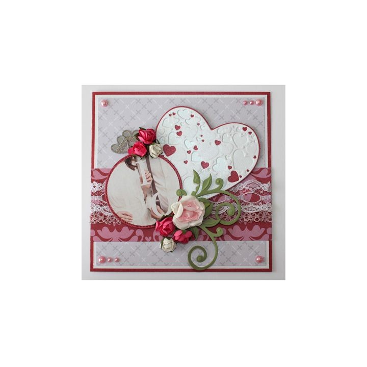 (6011/0082)Papier bloc 15X21 cm Valentine