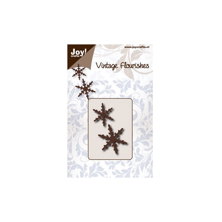 (6003/0051)Pochoir Vintage Flourishes Snowflake-