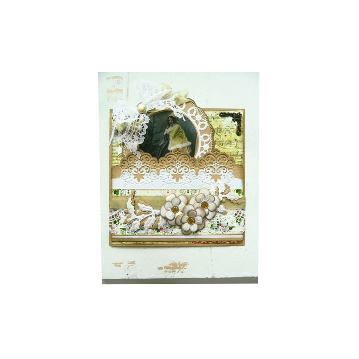 (LR0387)Creatables - border flowers