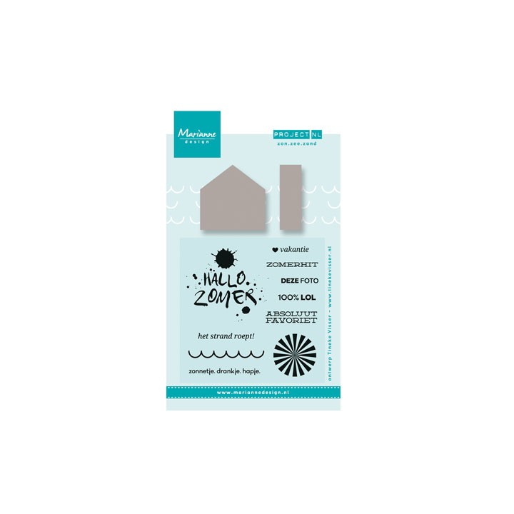 (PL1514)Clear stamps Project NL - Hallo Zomer