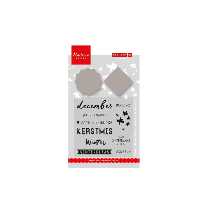 (PL1515)Clear stamps Project NL - December