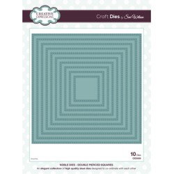 (CED5509)Craft Dies - Double Pierced Squares