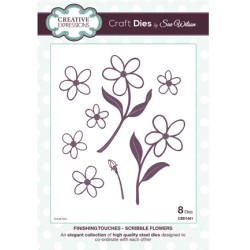 (CED1441)Craft Dies - Scribble Flowers