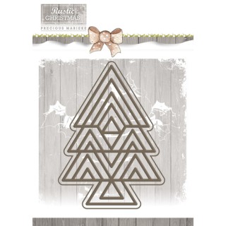 (PM10040)Precious Marieke - Rustic Christmas - Rustic Tree