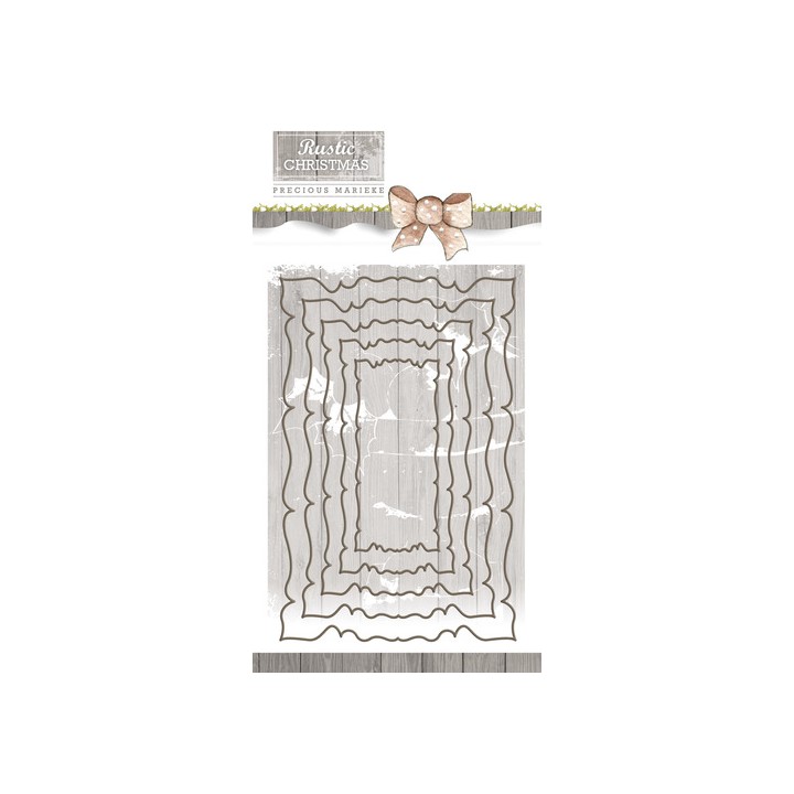 (PM10046)Precious Marieke - Rustic Christmas - Rustic Nesting Fr