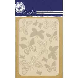 (AUEF1013)Aurelie Butterfly Memories Background Embossing Folder