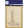 (AUEF1017)Aurelie Holy Candles Background Embossing Folder