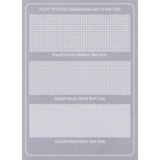 (TP3374E)EasyEmboss Grid of Ball Dots