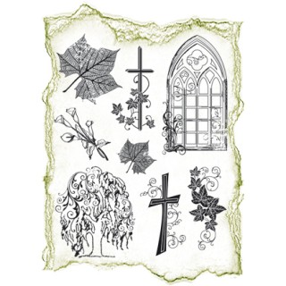 (4003 038 00)Clear stamps set Condolence
