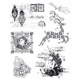 (4003 012 00)Clear stamps set Weihnachtsmotive