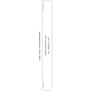 (PCA-TP102204)FINE 260mm Straight Large Scallop EasyEdge
