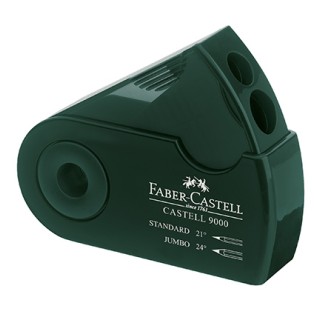 (582800)Double hole sharpener box CASTELL 9000