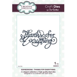 (CED5410)Craft Dies - Thanks for Everything