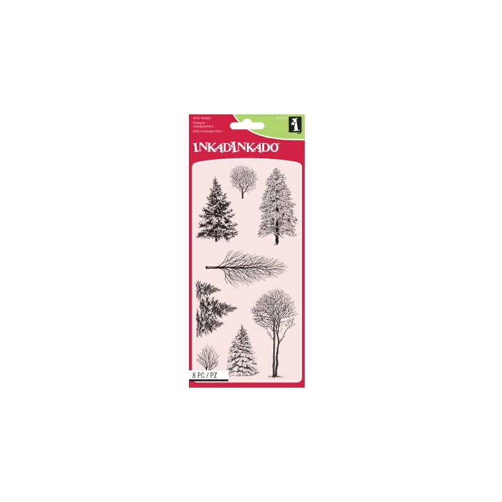 (60-31297)Inkadinkado clear stamp woodland wonderland