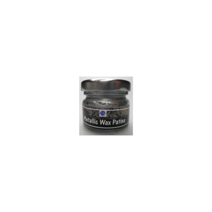 (48/021)WOODWARE Metallic Wax Paste 10 ml zilver