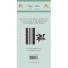 (PS09)DixiCraft Paper Stars strips small Black