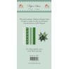(PS11)DixiCraft Paper Stars strips small Green