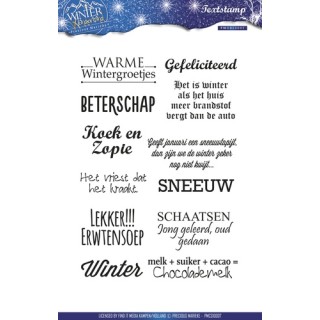 (PMCS10007)Precious Marieke - Winter Wonderland - Clear stamp