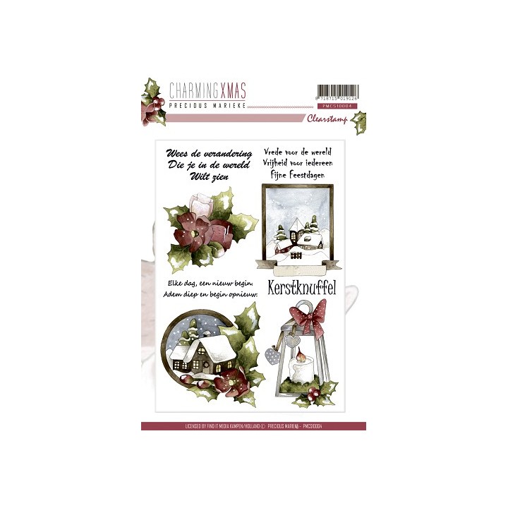 (PMCS10004)Precious Marieke - Charming Xmas - Clear stamp
