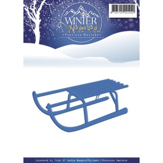 (PM10049)Precious Marieke - Winter Wonderland - Sled