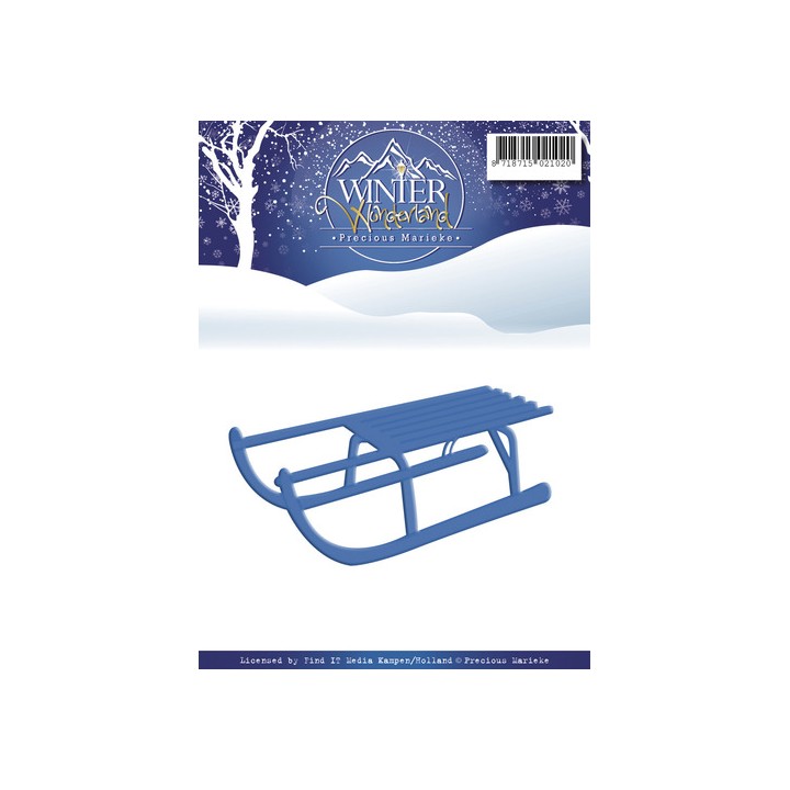 (PM10049)Precious Marieke - Winter Wonderland - Sled