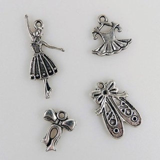 (CHARM002)Nellie Snellen Metal Charms - Girl