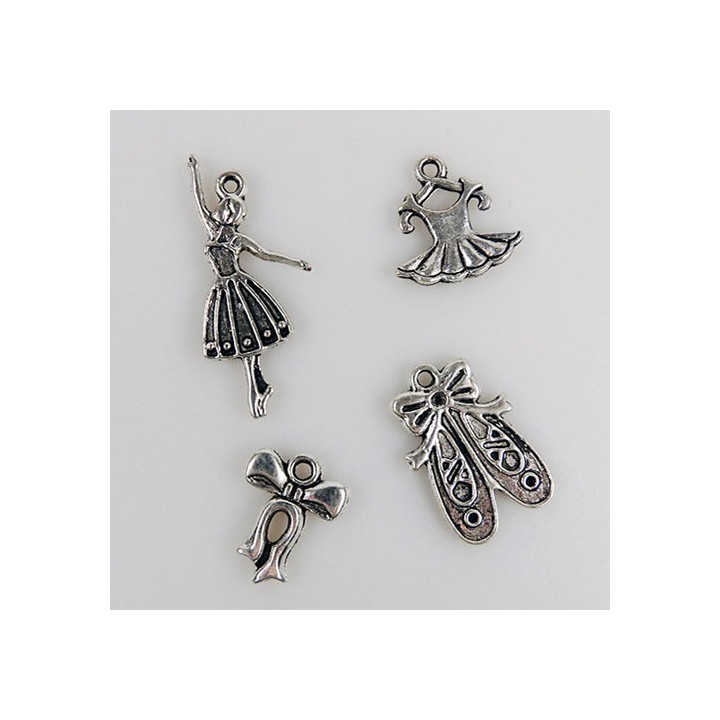 (CHARM002)Nellie Snellen Metal Charms - Girl
