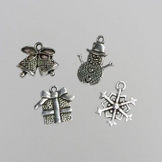 (CHARM005)Nellie Snellen Metal Charms - Christmas