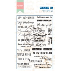 (PL1517)Clear stamps Project NL Winter