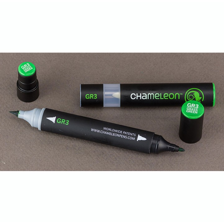 (GR3)Chameleon Pen Grass Green