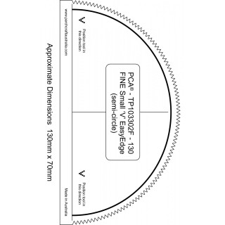 FINE 130mm SemiCircle Outside Small 'V' EasyEdge