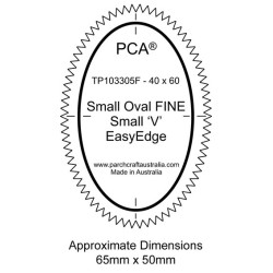FINE Small Oval Outside Small 'V' EasyEdge