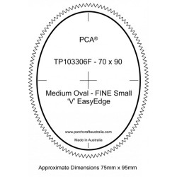 FINE Medium Oval Outside Small 'V' EasyEdge