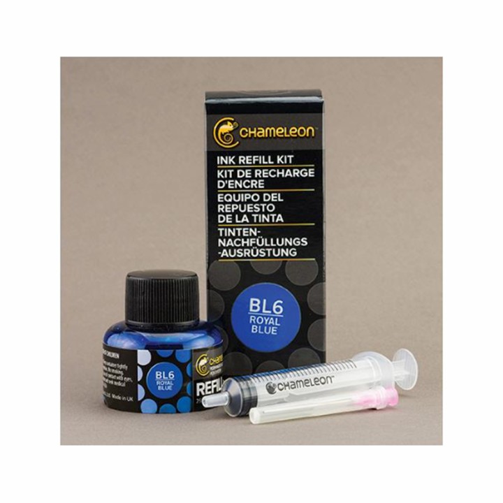 (CT9008)Chameleon Ink Refill 25Ml Bl6 Royal Blue