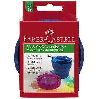(181510)Faber Castell watercup Clic & Go Art&Graphic blauw